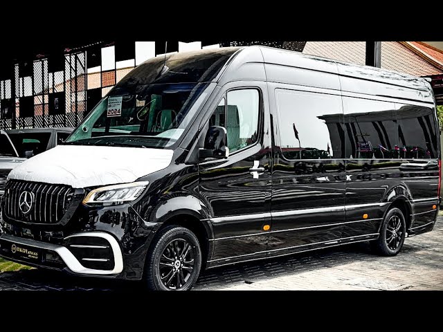 Mercedes-Benz Sprinter VIP minibus in jet black